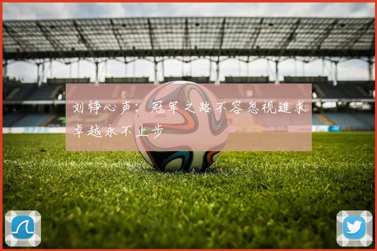 刘铮心声：冠军之路不容忽视追求卓越永不止步